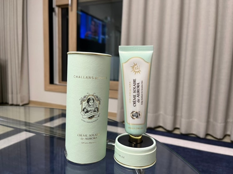  데일리썬크림 예민한 피부를 위한 저자극 샬랑드파리썬크림!