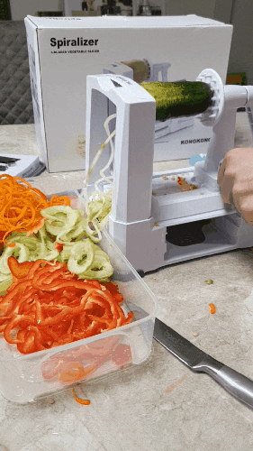 채소 슬라이서 칼날세트 채소 야채 국수 면 파스타 만드는 기계 spiralizer 콩콩 스파이럴라이....