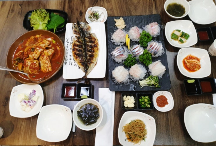  부천 송내역 한정식 맛집 갈치랑고등어랑
