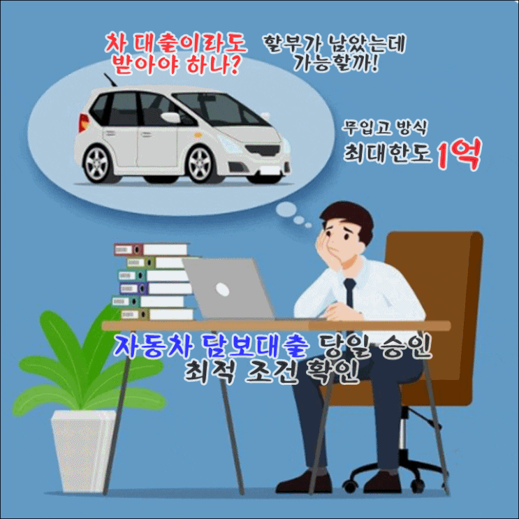  자동차 담보대출 당일 승인 최적 조건