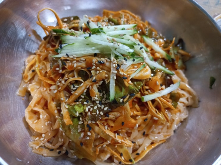  장유 칼국수 맛집 유가네 국수 칼국수, 비빔칼국수