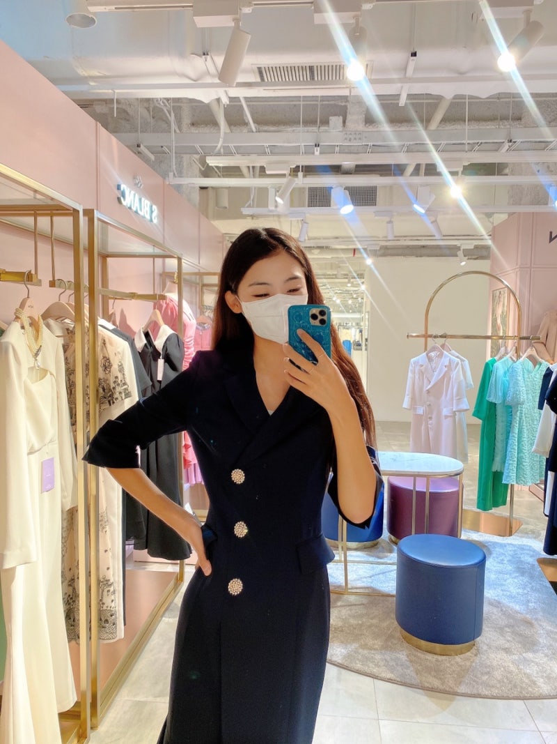 여자 하객룩 샤틴 SATIN 우아한 여름 가을 하객원피스 코디❤