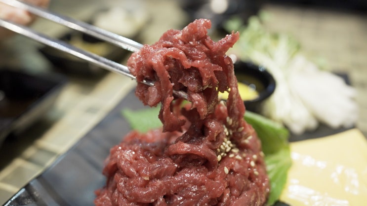  아산 배방 육회 &초밥이 맛있는 송가 육회 배방점