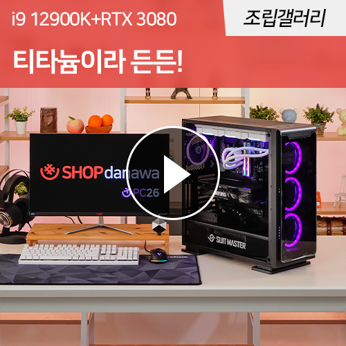  티타늄이라 든든! 시소닉 PRIME TITANIUM TX-1000 장착 샵다나와 조립 PC