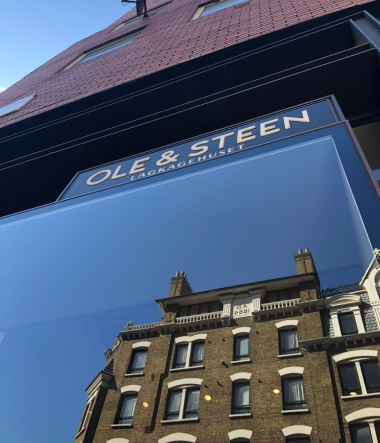  Ole & steen 런던여행 카페 추천 / 베이커리카페 / 아이스커피 파는 곳