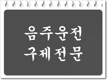  음주운전 행정사의 전문적인 도움이 필요하다면