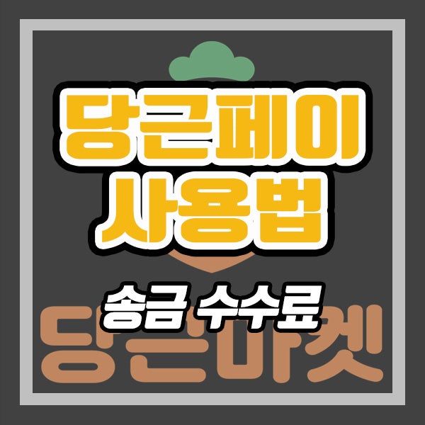 당근페이 사용법 (ft. 당근페이 송금수수료)