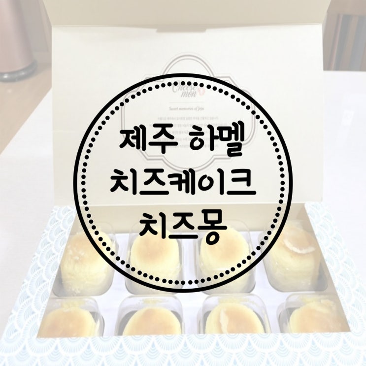  제주 치즈케이크 부드러운 제주 하멜 치즈몽, 꼭 먹어야 하는 제주 디저트