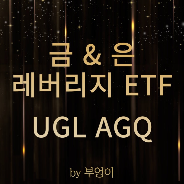 금 & 은 레버리지 미국 ETF - UGL & AGQ