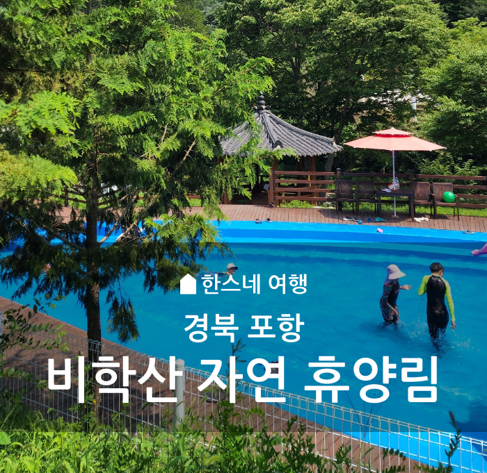 경북 포항 비학산자연휴양림, 휴양림 물놀이터, 휴양관 숙박