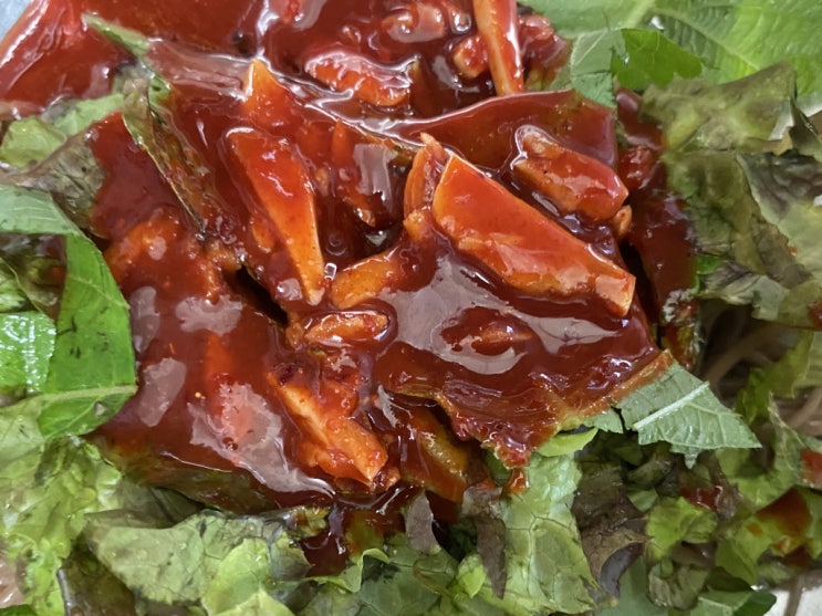  비빔메밀국수 양념장 1인분 레시피 공개!