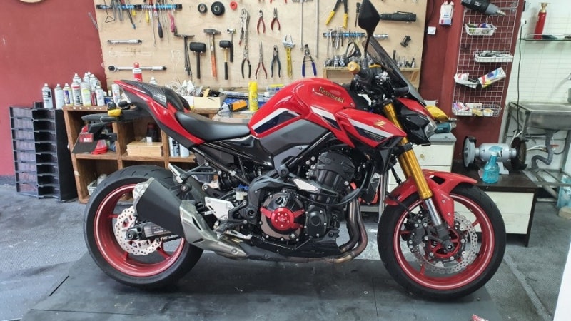가와사키 Z900 요시무라 머플러 구조변경