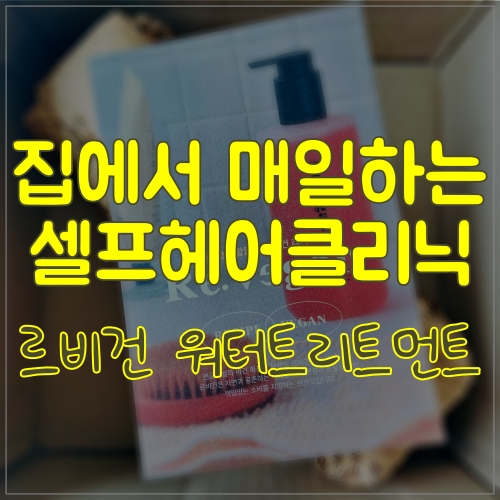  르비건으로 집에서 셀프헤어클리닉해요~