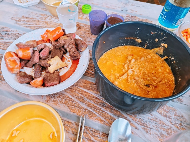  집국백서 가마솥 수제국 청국장 캠핑요리메뉴 추천