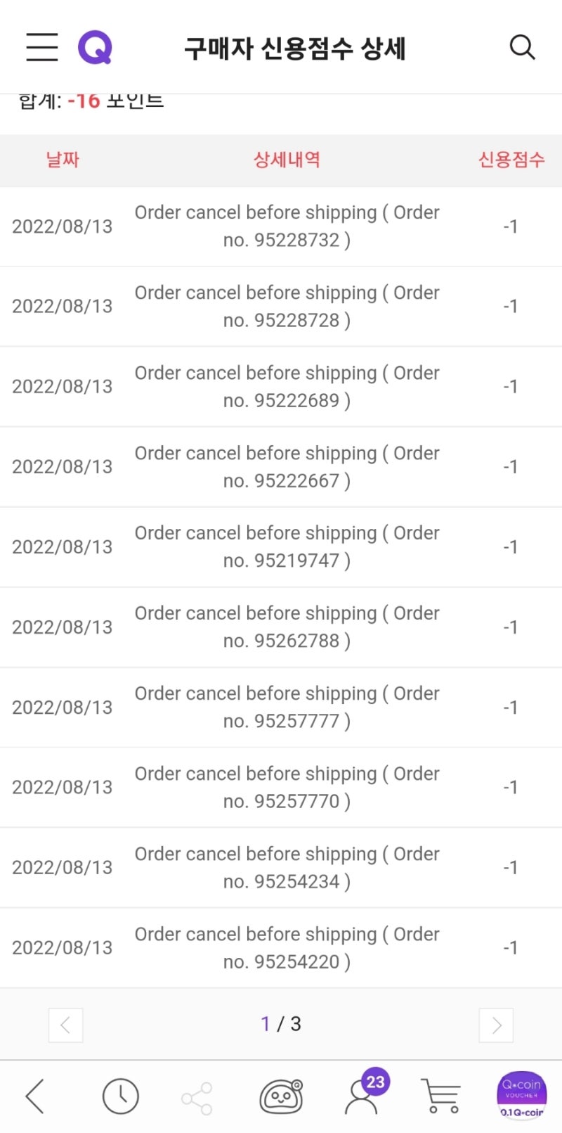7월 더모아 카드 큐텐 & 큐브(Quube) 중복적립 결과 : 네이버 블로그