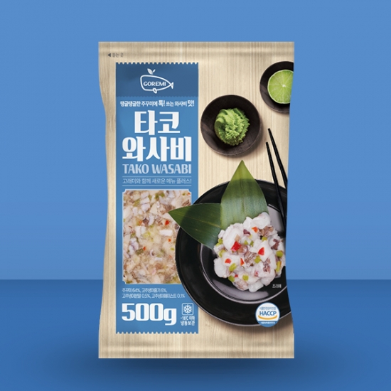  고래미 타코와사비 500g 쫄깃 오독오독 알싸함 일품 코스트코 대용