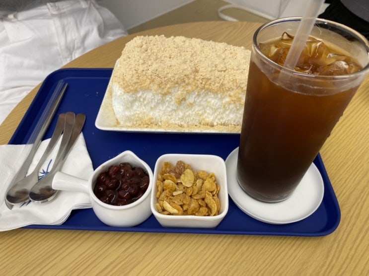  창원 실타래빙수 청량 사파동 카페