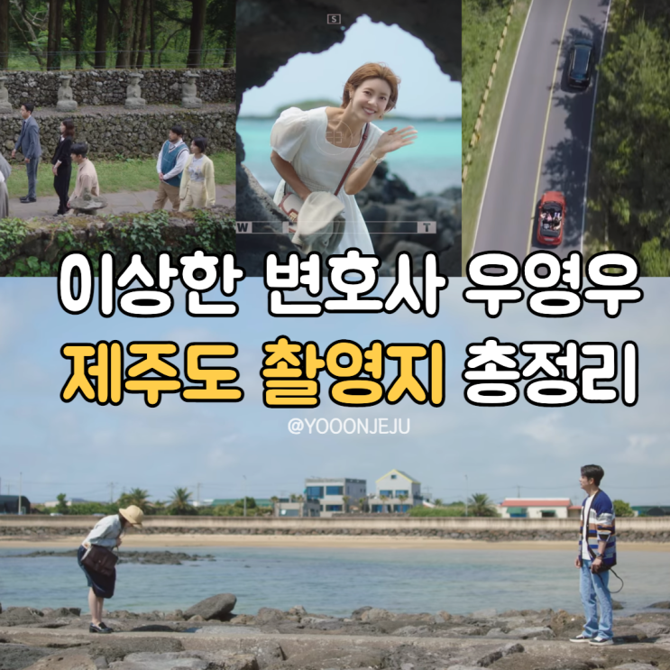  이상한 변호사 우영우 제주도 촬영지 9곳 리스트 관광지 정보 공유