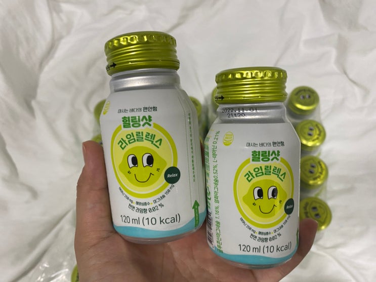  제품 리뷰 | 울릉도 해양심층수 미네랄 음료, 힐링샷 라임릴렉스 후기!