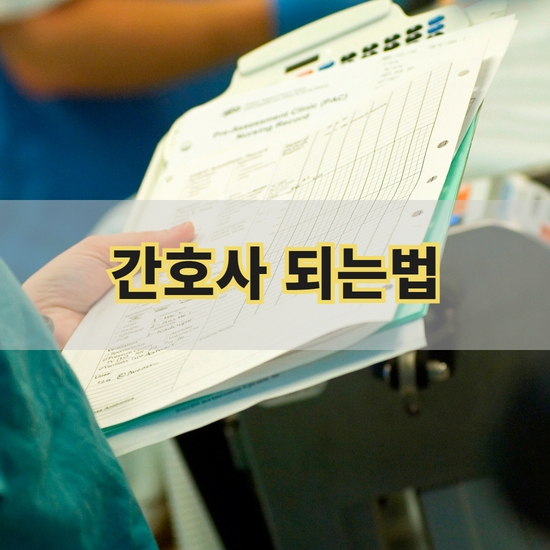 간호조무사 간호사 되는법, 지금도 늦지 않았어요!