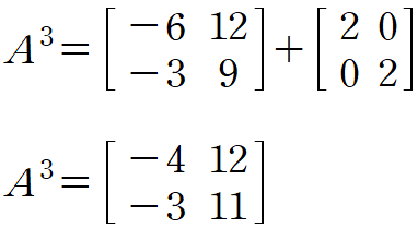 [선형대수학] 케일리-해밀턴 정리 : 행렬의 거듭제곱, 역행렬 (Cayley–Hamilton theorem)
