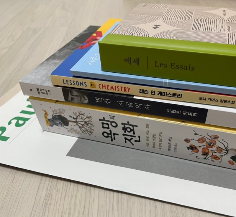 [일기] 토요일 아침에 택배 뜯기 (알라딘 양탄자 배송 /사은품 후기)