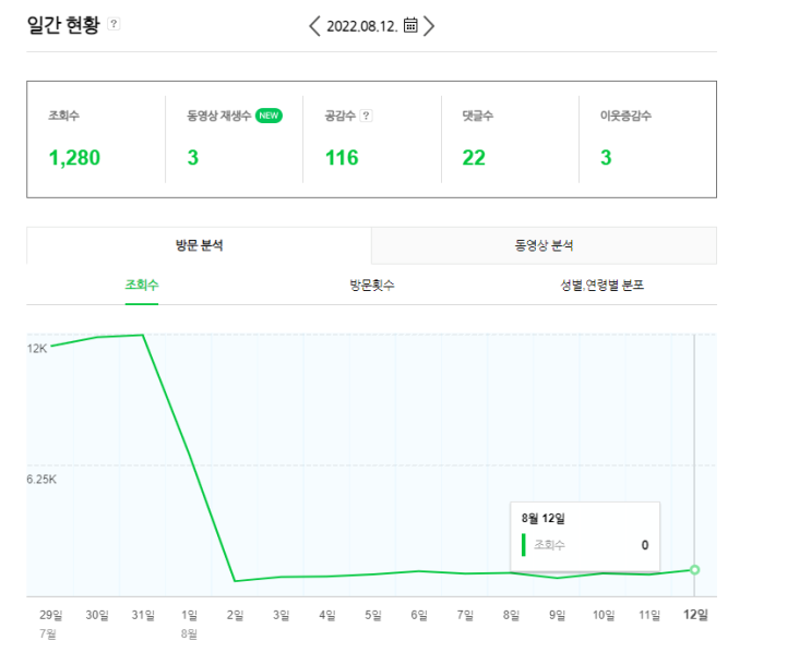  블로그 저품 기록일기 12일차