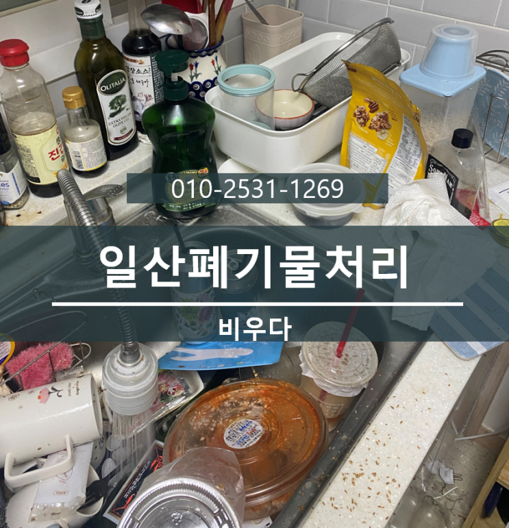  일산가정폐기물처리  중산동 가정집 쓰레기집 청소 일산유품정리, 퇴실청소 비우다.
