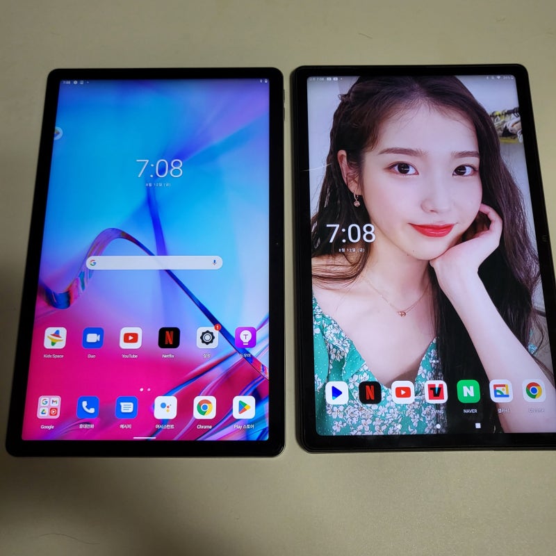 가성비 태블릿 레노버 P11 Plus 글로벌롬(+넷플릭스, P11과 비교)