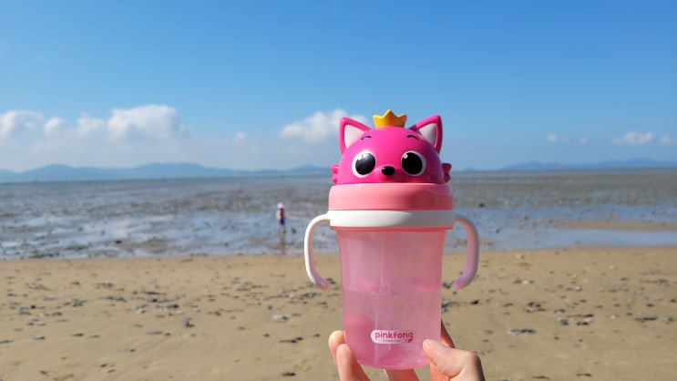 핑크퐁 입체 빨대컵 유아물병으로 더 즐거워지는 물 마시는 습관