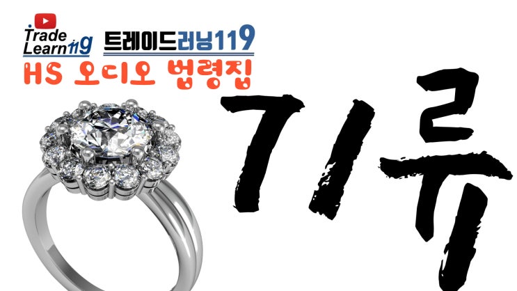  [HS 71류] 어려운 HS 들으면서 외우자!! 2022년 HS, 관세율표 오디오 법령집_71류