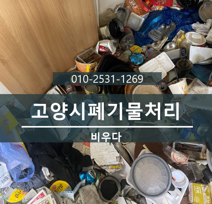  고양시 폐기물 처리 일산 업체 주엽동 쓰레기집청소 가정용 수거, 빈집 만들기 완료