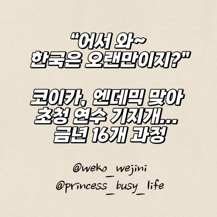  [Weko 4기]2022 KOICA, 코이카 사업 이슈 소개