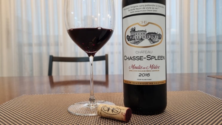  213. 샤스 스플린 2016, Chateau Chasse Spleen, Bordeaux Blend, Moulis en Medoc