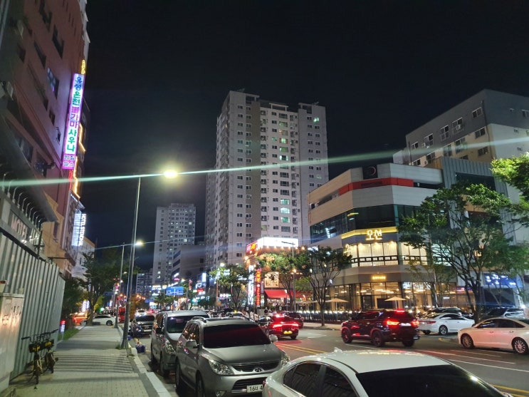  밤 풍경..이동하면서 그냥 떠도는 감성
