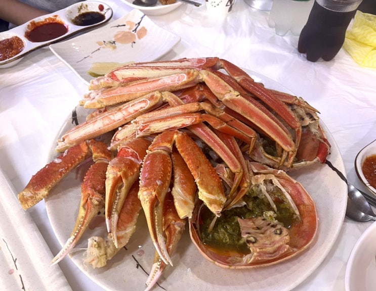  포항 죽도시장 회 맛집/코스요리로 즐기는 회•대게 :: 영천회대게식당