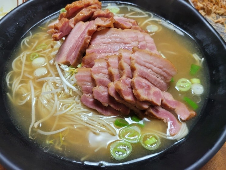  남은 수비드 육수로 고기국수 만들기