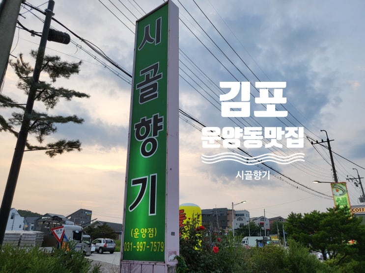  김포 운양동맛집 김포한식맛집 시골향기 청국장 녹두전 보리밥 콩비지