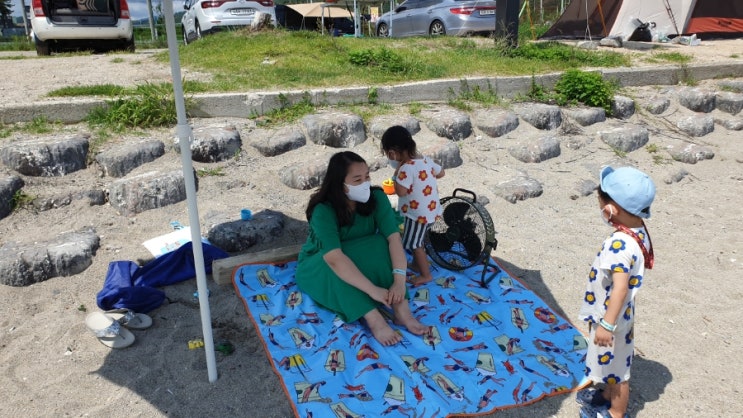  나정고운모래해변 오토캠핑장 경주 바닷가 차박 캠핑