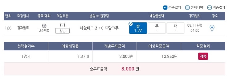 2022년 프로토 64회 승부식 2022년 프로토 64회 승부식