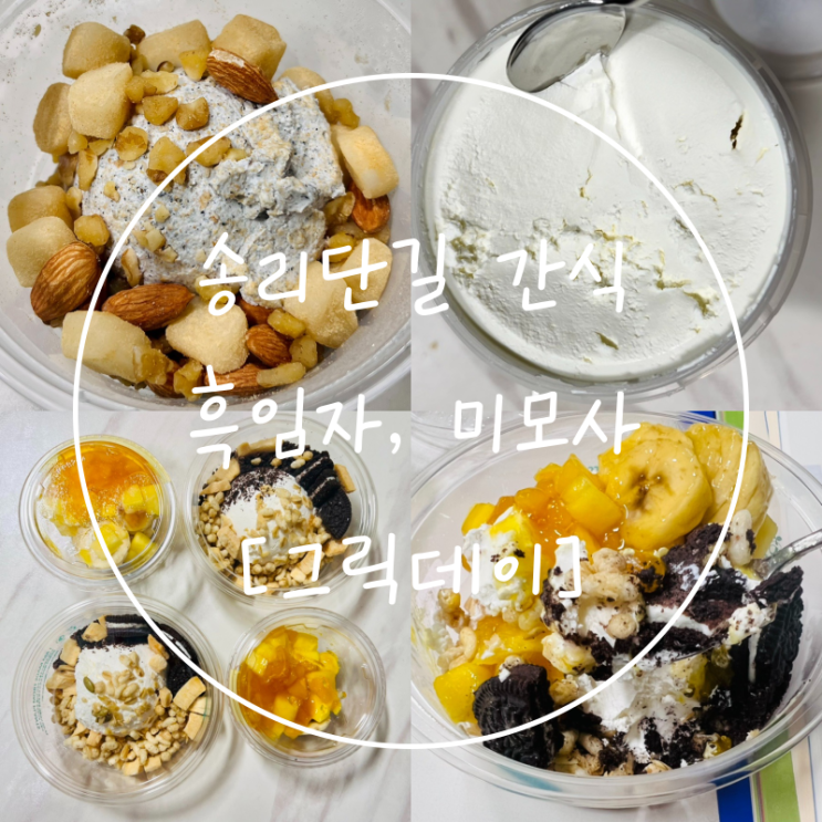  송리단길 간식 디저트 그릭요거트 추천  '그릭데이 잠실점'