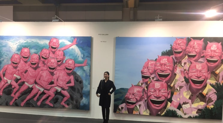  한효니(HANHYONI), 키아프 2019 웨민쥔 작품