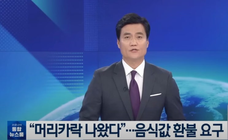 72만 구독자 유튜버 이름 햄버거집 머리카락 사기극 전말