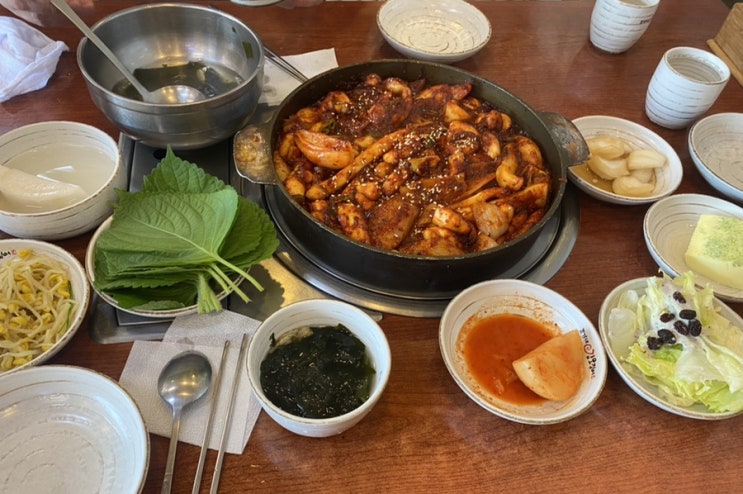  [의왕] 백운호수 맛집 조가네갑오징어 메뉴, 주차장