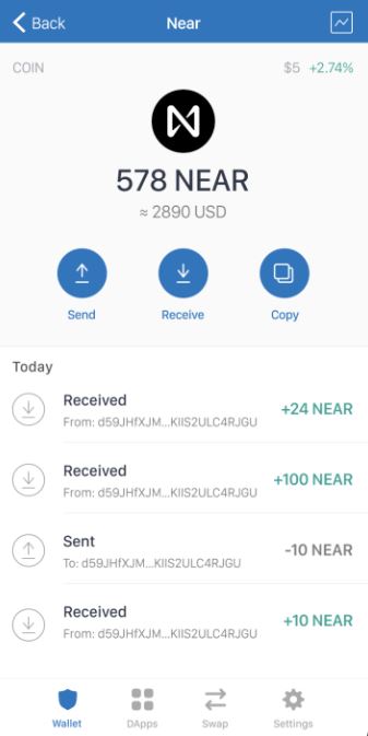  니어 프로토콜, 이메일·SMS 사용 월렛 계정 복구 금지