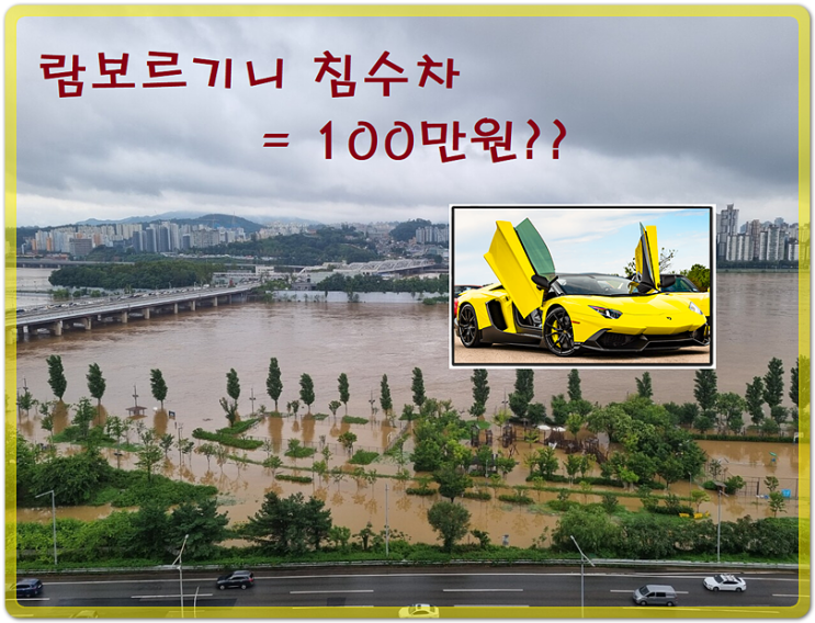  당근마켓 올라온 람보르기니 침수차, 신종 허위매물 수법?