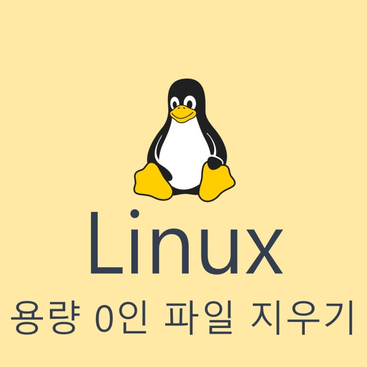 [Linux / find] 용량이 0인 파일 지우기