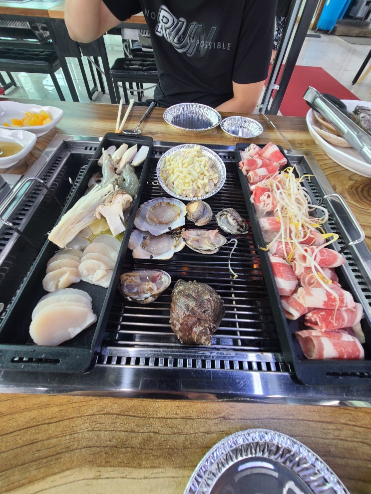 대천조개구이와 짚라인(with 진학) 대천조개구이와 짚라인(with 진학)