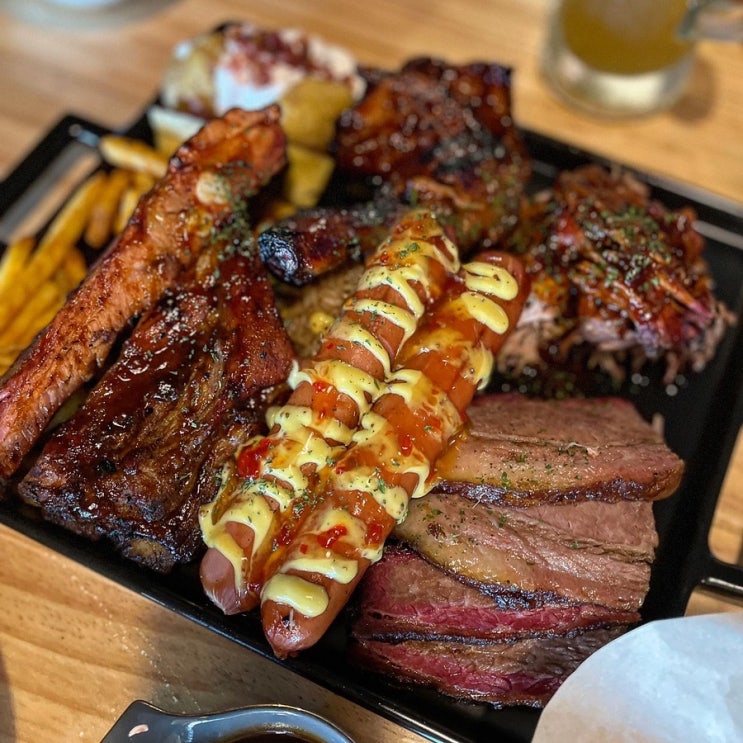 시흥:: 1400평 규모의 초대형 복합문화공간 아마츄어작업실 시흥점! 커피도 빵도 맛있지만 바베큐도 대박 (각 층 사진있음!)