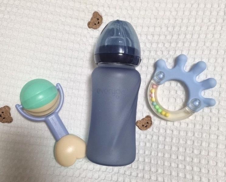  에브리데이베이비 온도감지 유리젖병 후기